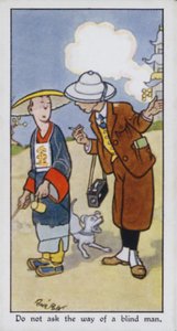 Ne demandez pas le chemin à un aveugle - René Bull
